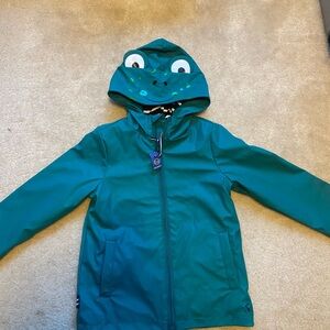 Joules Green Frog Raincoat